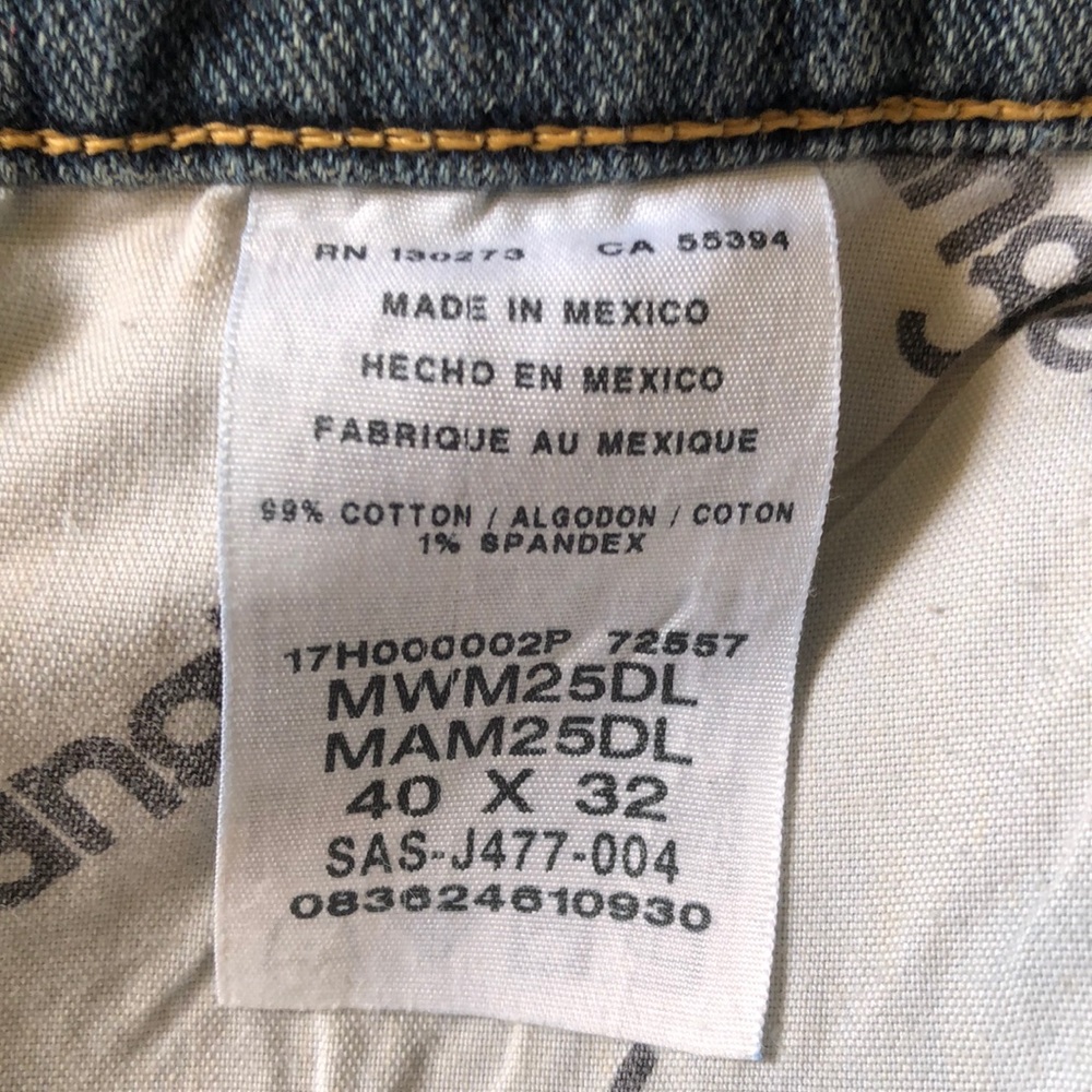 Men’s Wrangler Regular Fit Jeans size 40 - Picture 7 of 9